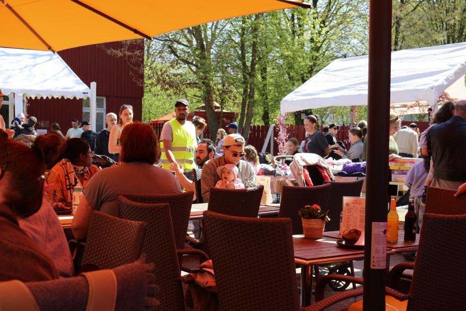 Entspannung unterm Sonnenschirm